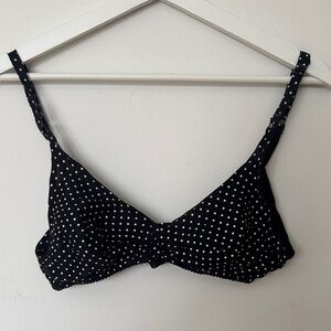 DIM Polka Dot Black Bra